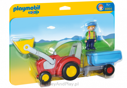 PLAYMOBIL Traktor z przyczepą 6964