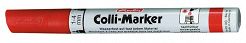 Marker wodoodporny ze stożkową końcówką - czerwony Colli-Marker 