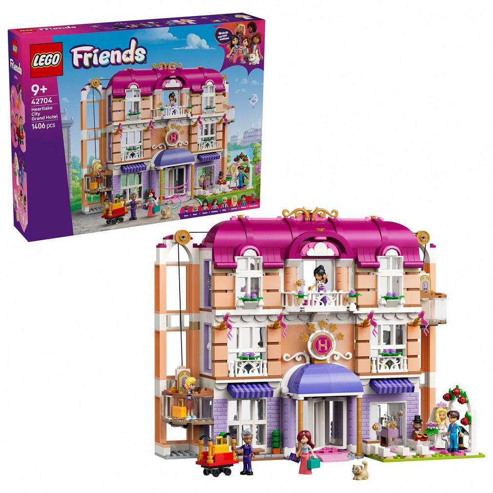 LEGO® 42704 Friends - Grand Hotel w Mieście Heartlake