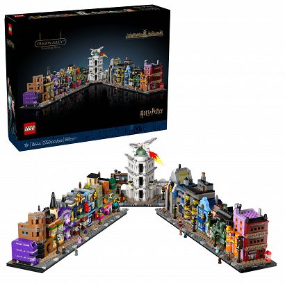 LEGO 76444 Harry Potter - Magiczne sklepy na Ulicy Pokątnej