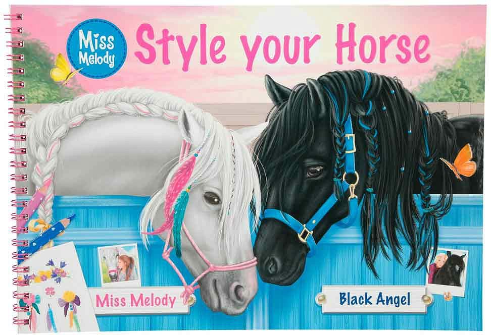 Depesche Miss Melody Kolorowanka Szkicownik Style Your Horse 2783A