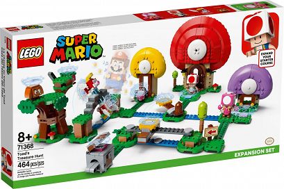 Lego Super Mario Toad Szuka Skarbu 71368