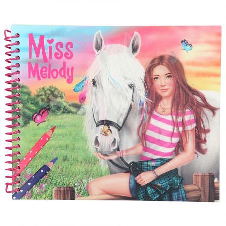 Top Model Miss Melody Kolorowanka z Naklejkami 10441A