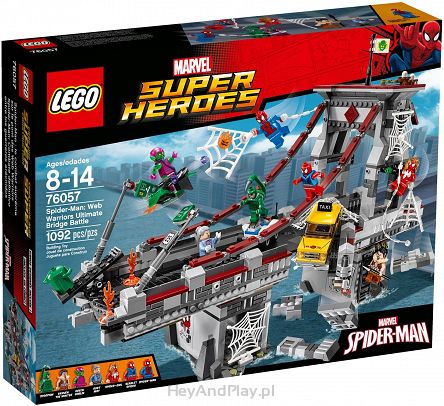 Lego Super Heroes Spiderman Pajęczy wojownik 76057