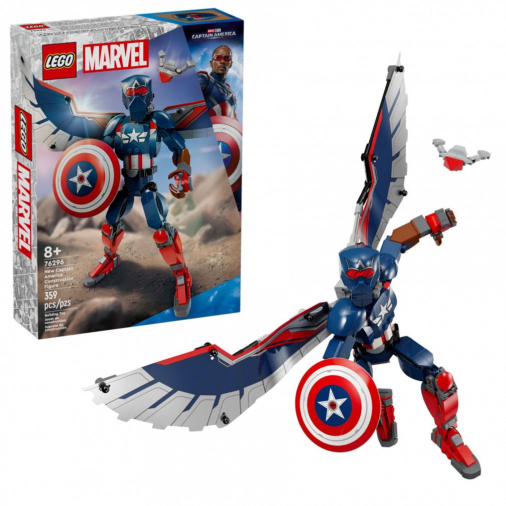 Lego Super Heroes  -  Figurka nowego Kapitana Ameryki 76296