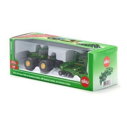 Siku Traktor John Deere z zestawem do orki 1856