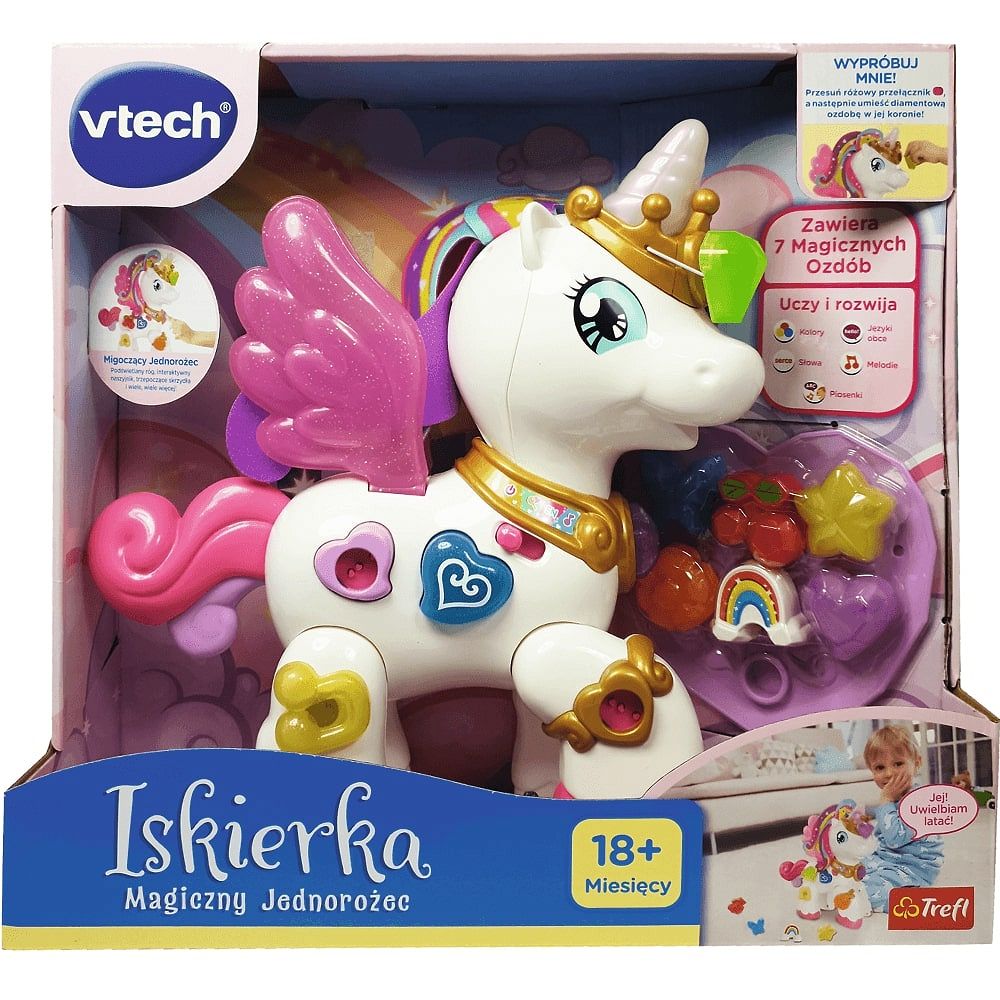 Vtech Iskierka Magiczny Jednorożec 