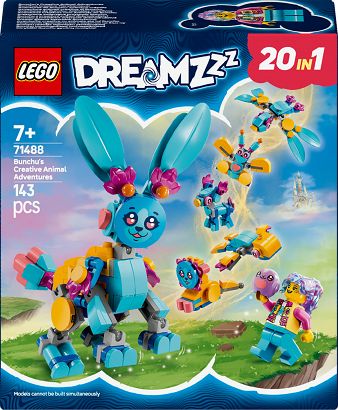 LEGO DREAMZzz Kreatywne zwierzęce przygody Bunchu 71488
