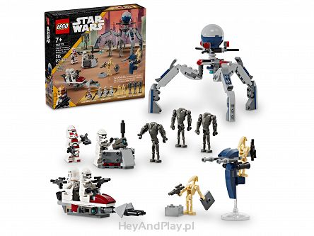 Lego Star Wars Zestaw Bitewny Z Żołnierzem Armii Klonów I Droidem Bojowym 75372
