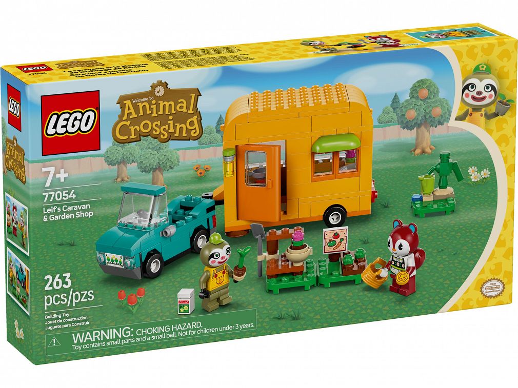 LEGO 77054 Animal Crossing - Leif i jego karawan oraz sklep ogrodniczy