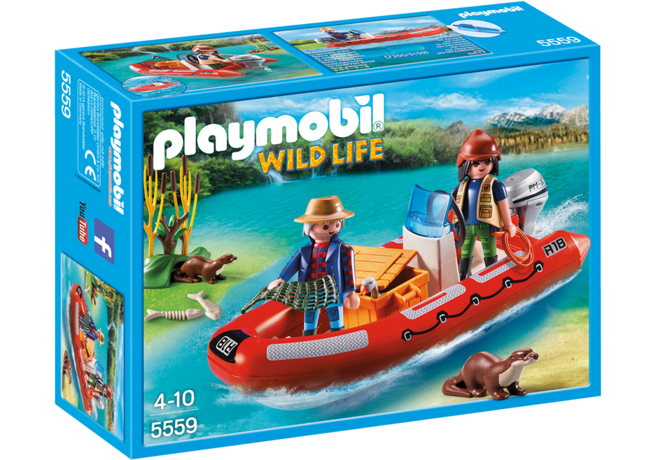 PLAYMOBIL Łódź pontonowa z kłusownikami 5559