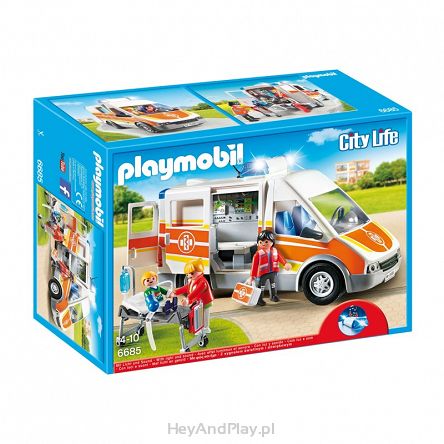 Playmobil Karetka ze Światłem i Dźwiękiem 6685