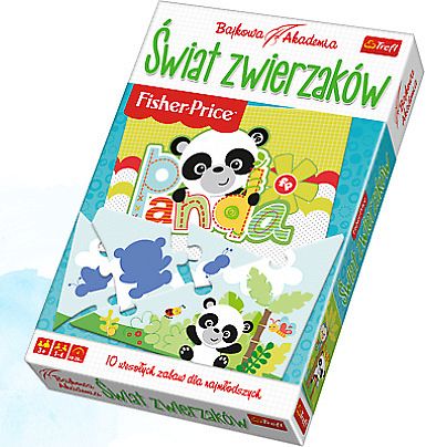 Trefl Bajkowa Akademia -  Gra Świat zwierzaków - Fisher-Price