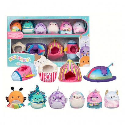 Squishmallows micromallows 6pack deluxe maskotki 6cm