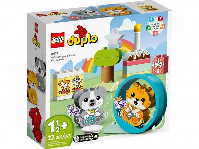 Lego Duplo Mój Pierwszy Szczeniak I Kotek Z Odgłosami 10977