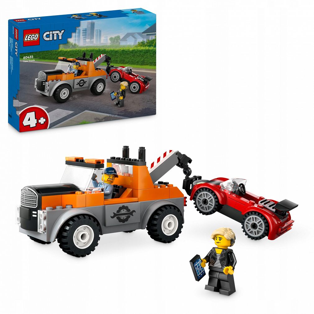 Lego City - Samochód Pomocy Drogowej I Naprawa Sportowego Auta 60435