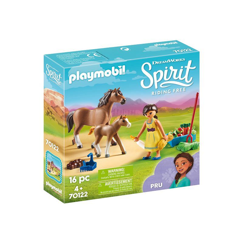 Playmobil Pru z Koniem i Źrebakiem 70122