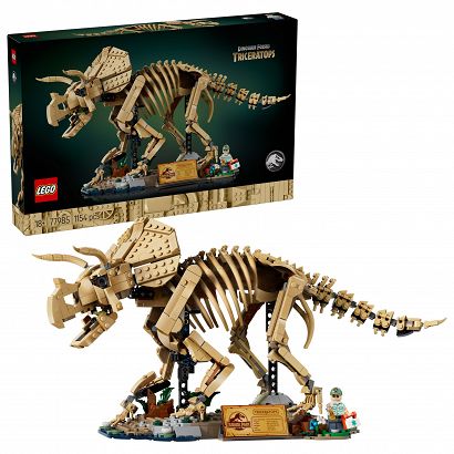 LEGO® 77985 Jurassic World - Szkielety dinozaurów: triceratops