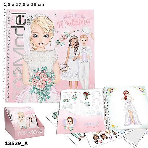 Top Model z naklejkami 13529A Zestaw Dress Me Up Wedding 