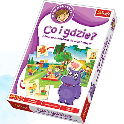 Trefl Mały Odkrywca - Gra Co i gdzie?