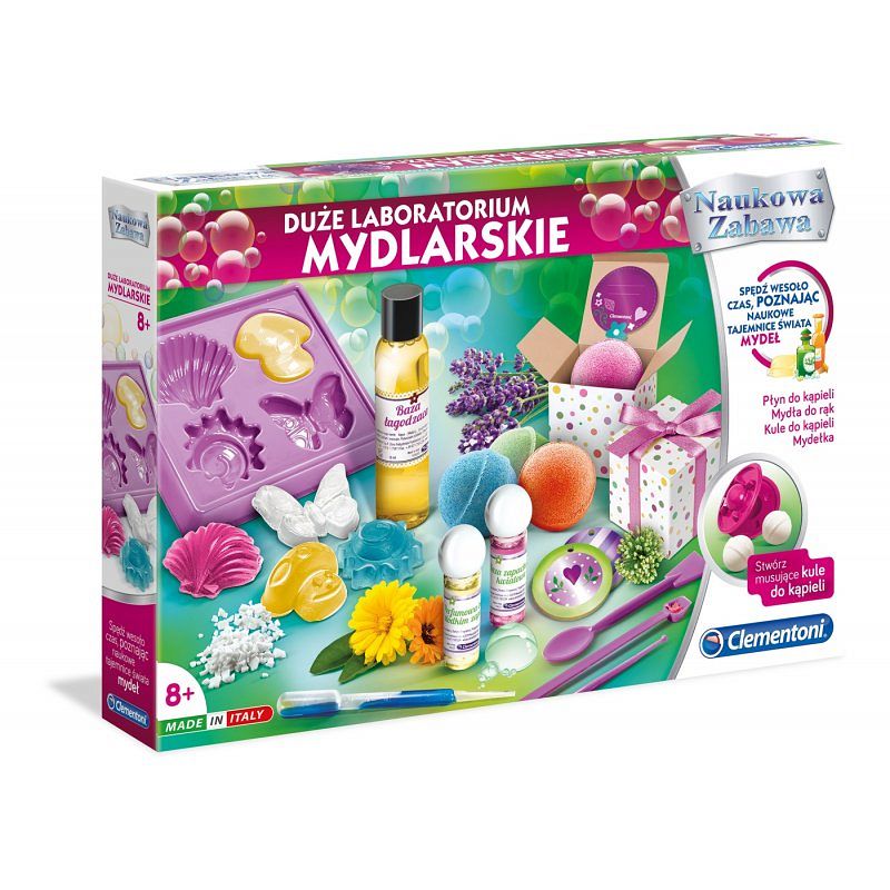 Clementoni Duże Laboratorium Mydlarskie 60982