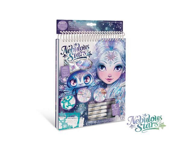 Szkicownik z metalicznymi pisakami M Iceana Nebulous Stars