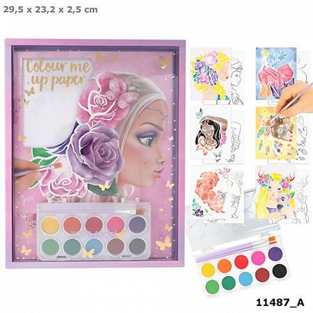 Top Model Zestaw Colour me up paper