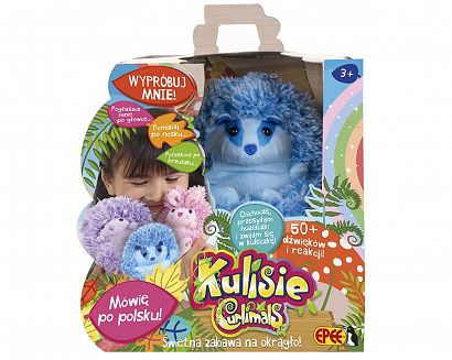 Kulisie - plusz interaktywny niebieski Borsuk Epee