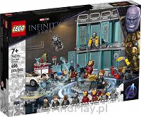 Lego Marvel Zbrojownia Iron Mana 76216