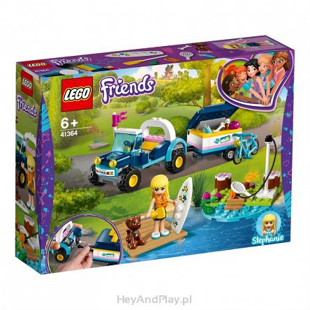 Lego Friends Łazik z Przyczepką Stephanie 41364