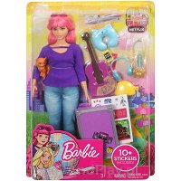 Barbie Dreamhouse Adventures Lalka Daisy w Podróży z Kotkiem FWV26