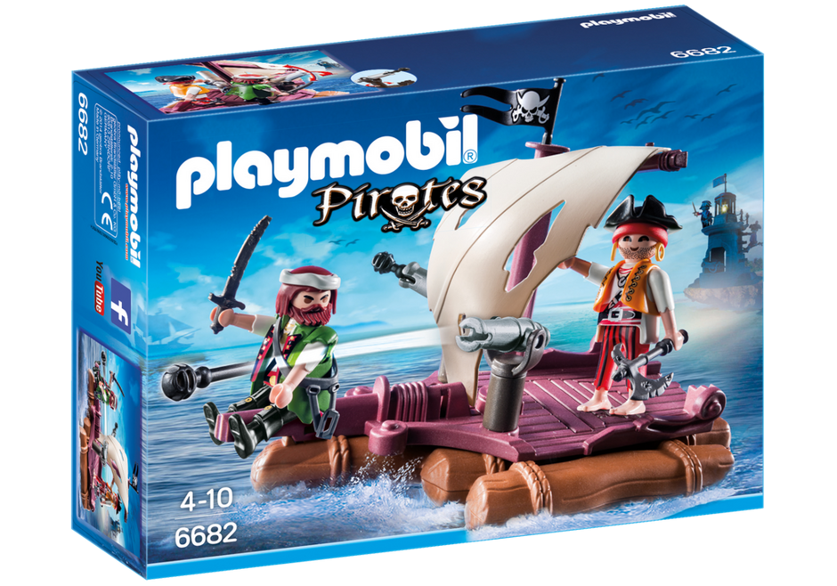 PLAYMOBIL Tratwa piracka 6682