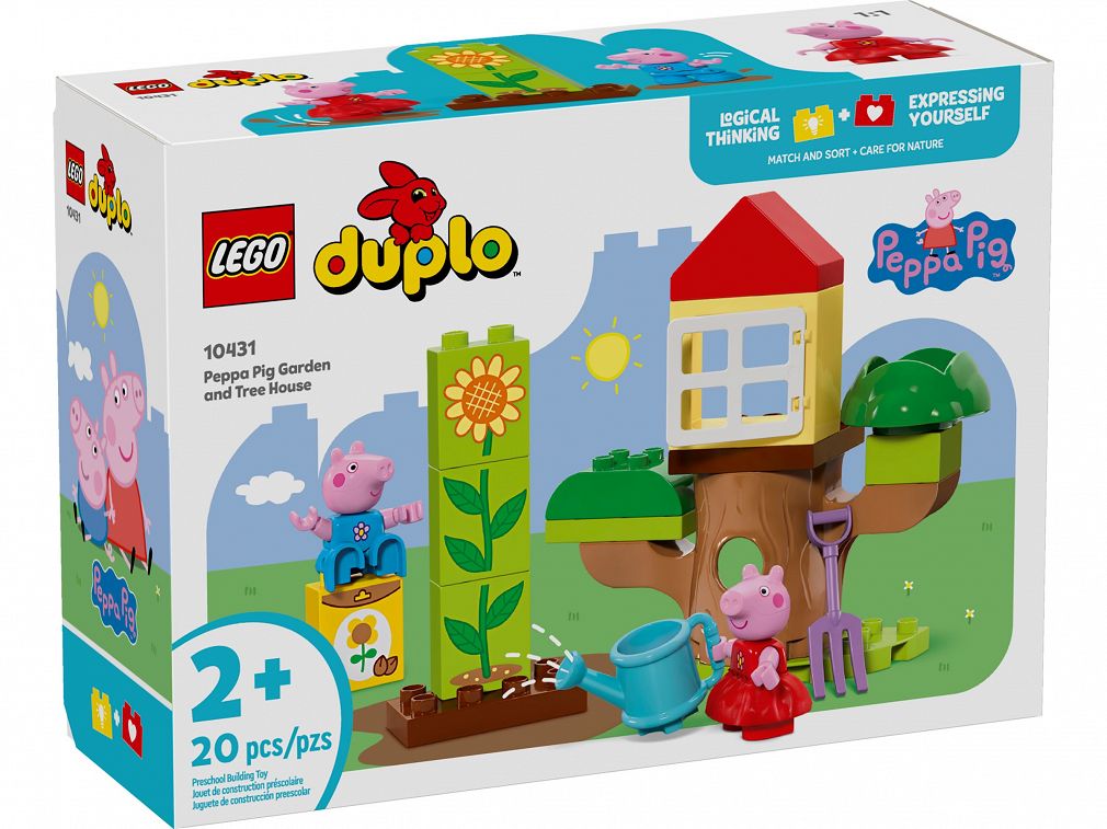 Lego Duplo - Ogród I Domek Na Drzewie Peppy 10431