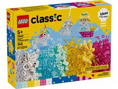 LEGO® 11040 Classic - Magiczny zestaw z przezroczystymi klockami