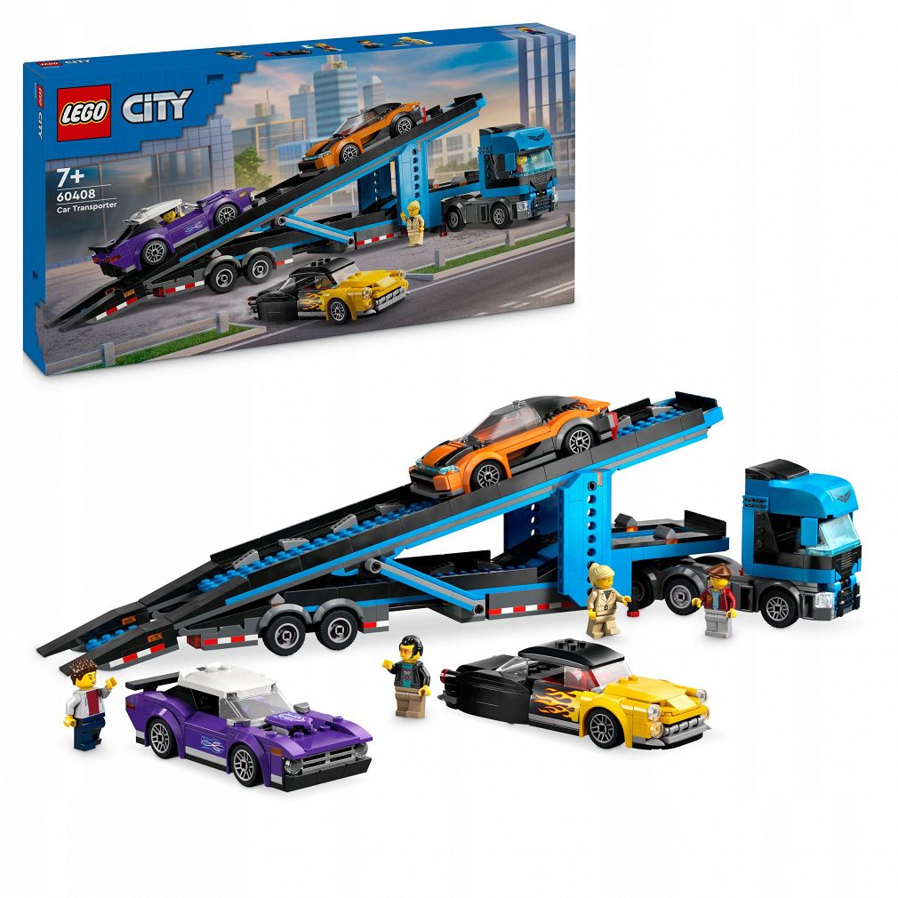 Lego City - Laweta Z Samochodami Sportowymi 60408