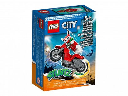 Lego City Motocykl Kaskaderski Brawurowego Skorpiona 60332