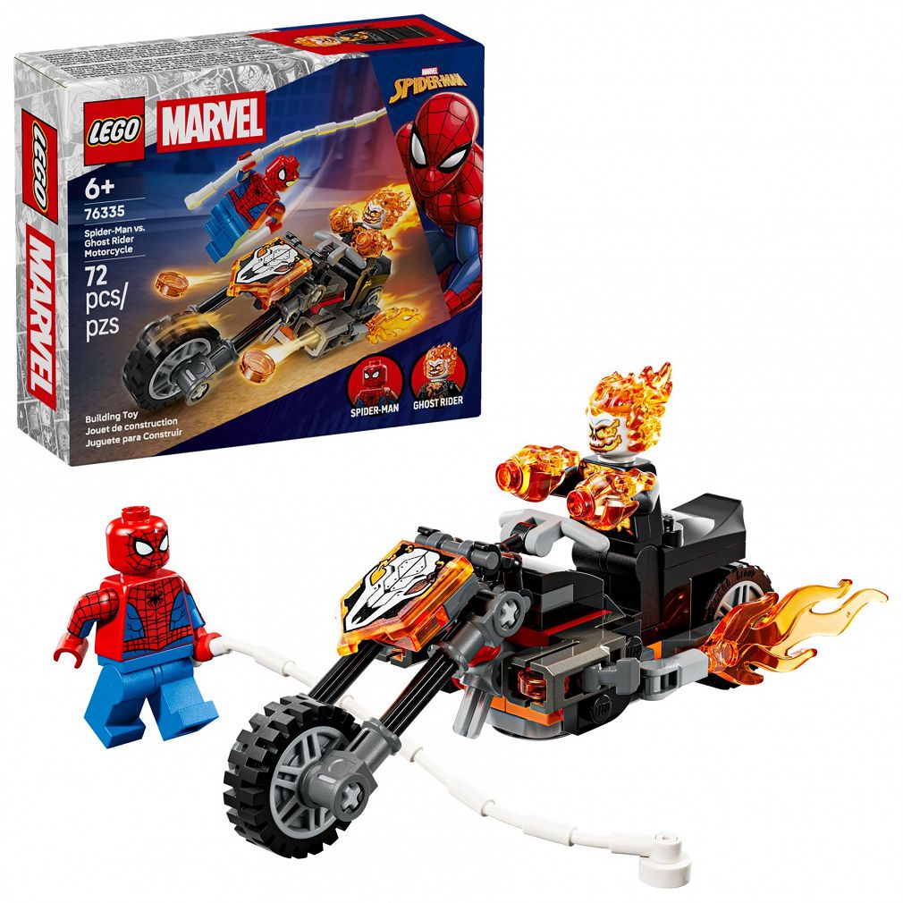LEGO® 76335 Marvel Super Heroes - Spider-Man kontra Ghost Rider na motocyklu
