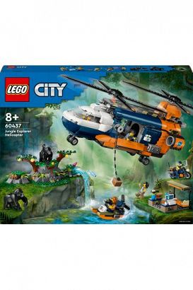 LEGO City Helikopter badaczy dżungli w bazie 60437