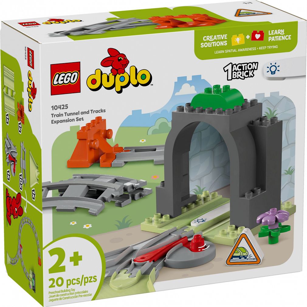 LEGO 10425 Duplo - Tunel i tory kolejowe - zestaw rozszerzający