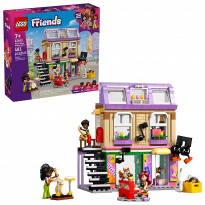 LEGO® 42653 Friends - Sklep muzyczny i mieszkanie