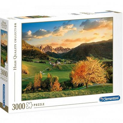 Clementoni Puzzle High Quality Santa Maddalena Dolomity 3000 el.