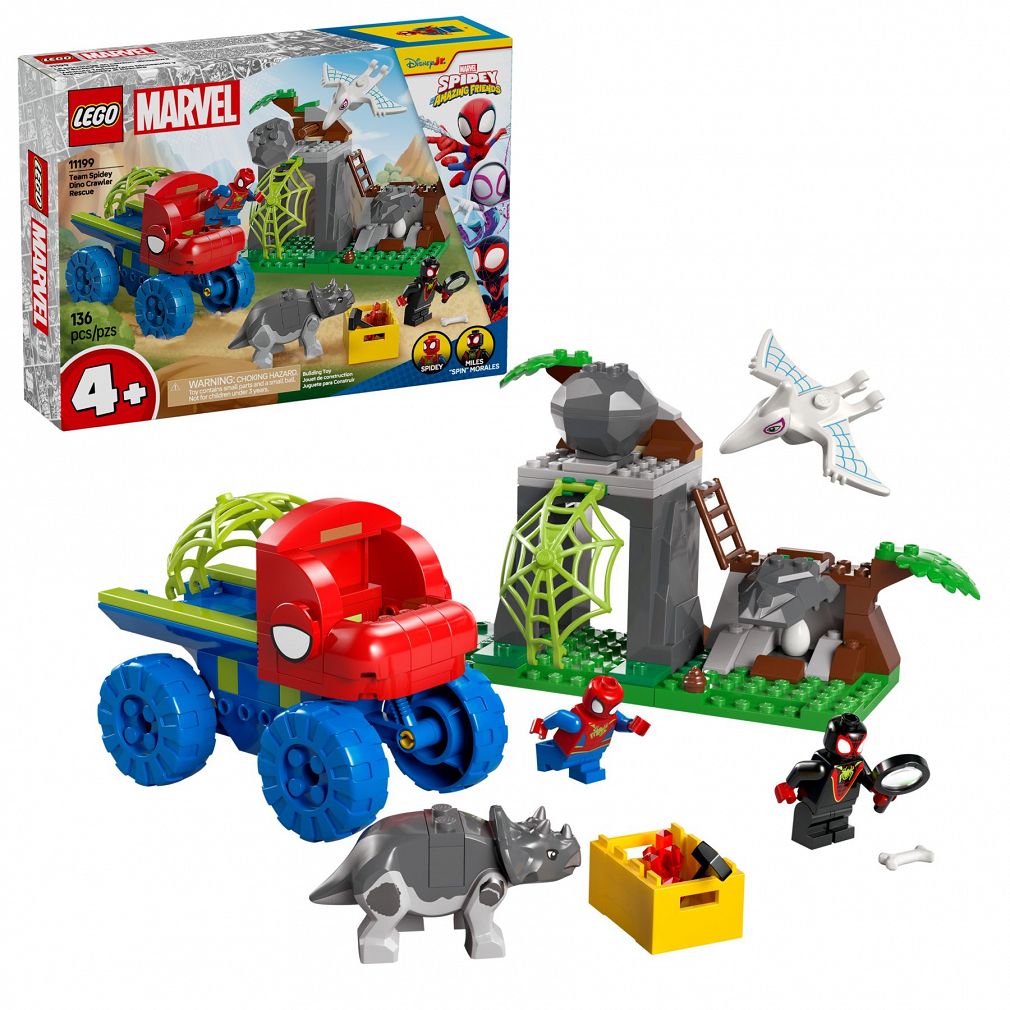 LEGO 11199 Marvel Super Heroes - Misja ratunkowa zespołu Spidey’ego w dinoterenówce