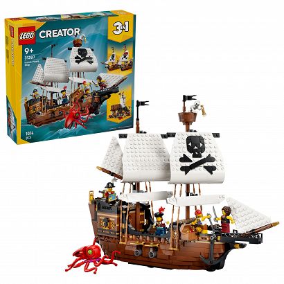 LEGO® 31387 Creator 3w1 - Legendarny Statek Piracki