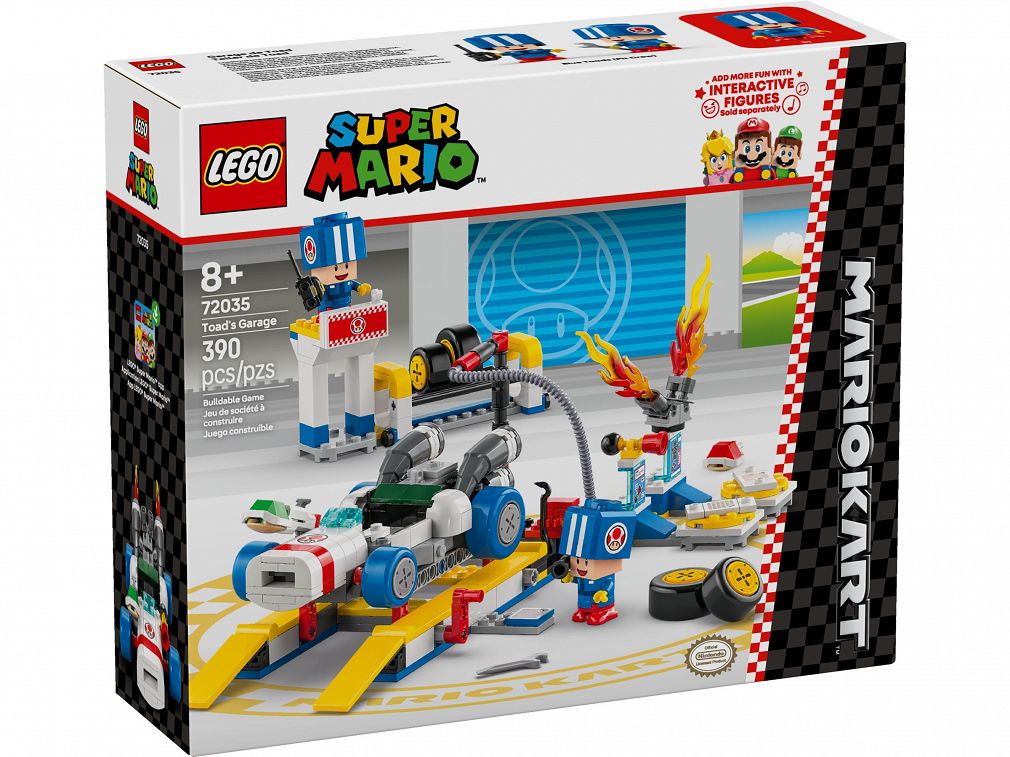 LEGO 72035 Super Mario - Mario Kart - Toad i jego garaż