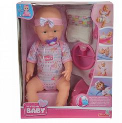 Simba New Born Baby Lalka Funkcyjna 105039005