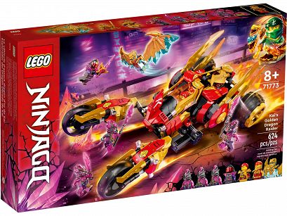 Lego Ninjago Złoty Smoczy Ścigacz Kaia 71773