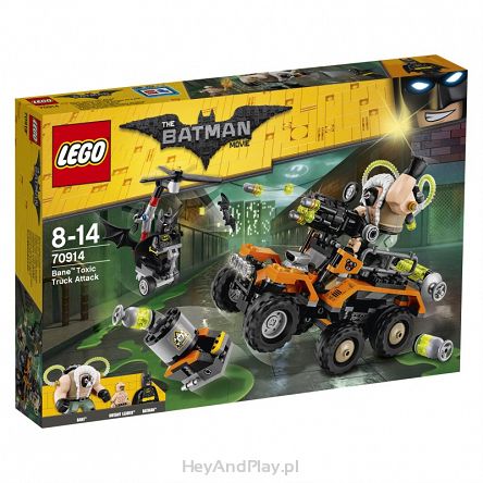 LEGO THE BATMAN MOVIE Bane - atak toksyczną ciężarówką 70914
