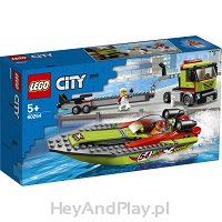 Lego City Transporter Łodzi Wyścigowej 60254