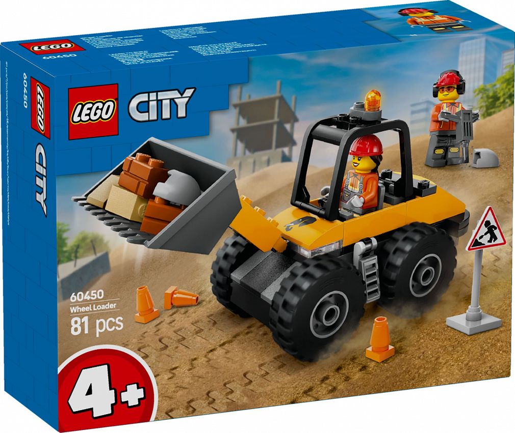 LEGO 60450 City - Żółta ładowarka kołowa