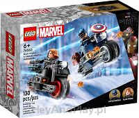 Lego Marvel Motocykle Czarnej Wdowy I Kapitana Ameryki 76260
